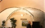 Takdekoration, vinyl på vägg, Ostindiska Krog & Kafé, 1996
