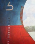 "Maersk", olja på duk, 64 cm x 81 cm, 1998