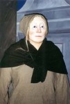 "Kvinna", docka i papier-maché mm, 180 cm hög till utställning på Terra Nova Göteborgs VA-Verk, 1999