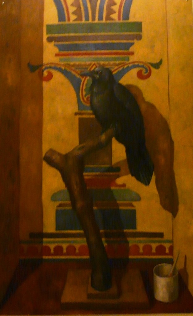 "Korp", olja på masonit, 60 x 120 cm, 2003