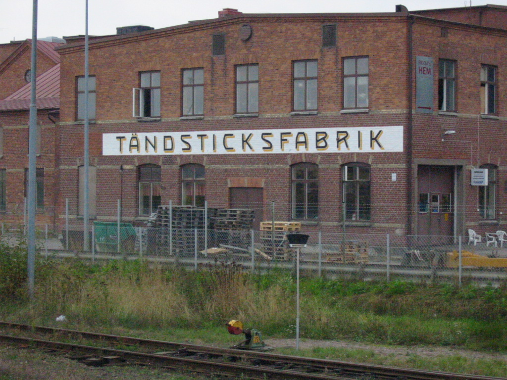 "Tändsticksfabriken", Keim, silikatfärg, Lidköping, 2005