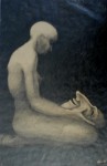 "Skenet", blyerts på papper, 2007