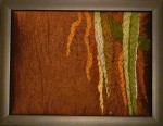 "Gräset i ån", fritt broderi, 24 x 18 cm, 2009