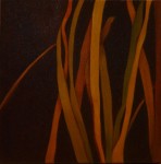 "Grässtrån 1", olja på duk 30 x30 cm, 2010