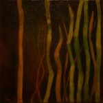"Grässtrån 2", olja på duk 30 x30 cm, 2010