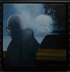 "Reflektion I", olja på duk, 30 x 30 cm, 3.400:-
